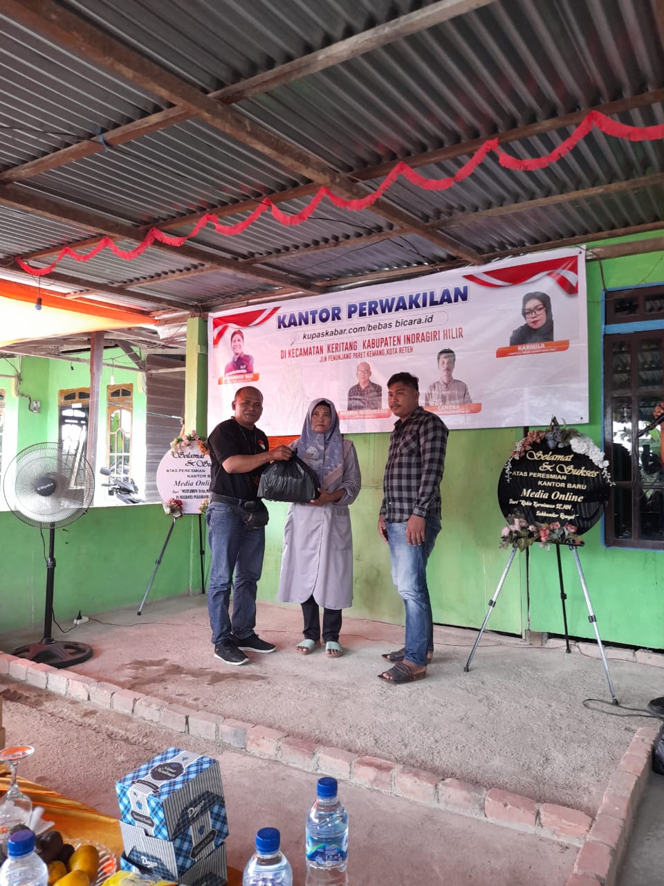 Alhamdulillah Peresmian Kantor Cabang Yang Berada di Kab Inhil Berjalan Lancar